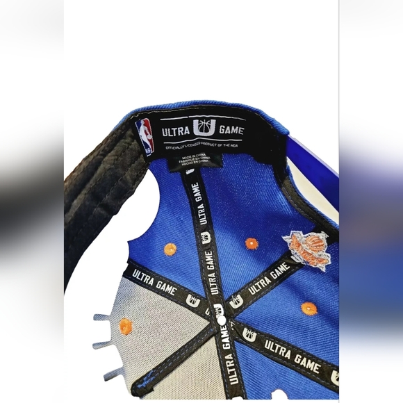 New York Knicks NBA Basketball Official Ultra Game Snapback Trucker Hat/Cap NWT - Picture 11 of 13
